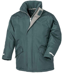 Result Core Kids Winter Parka Jacket RS207B - Bottle Green