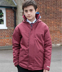 Result Core Kids Winter Parka Jacket RS207B - RS207B Burgundy Model