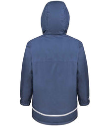 Result Core Kids Winter Parka Jacket RS207B - RS207B Navy Back
