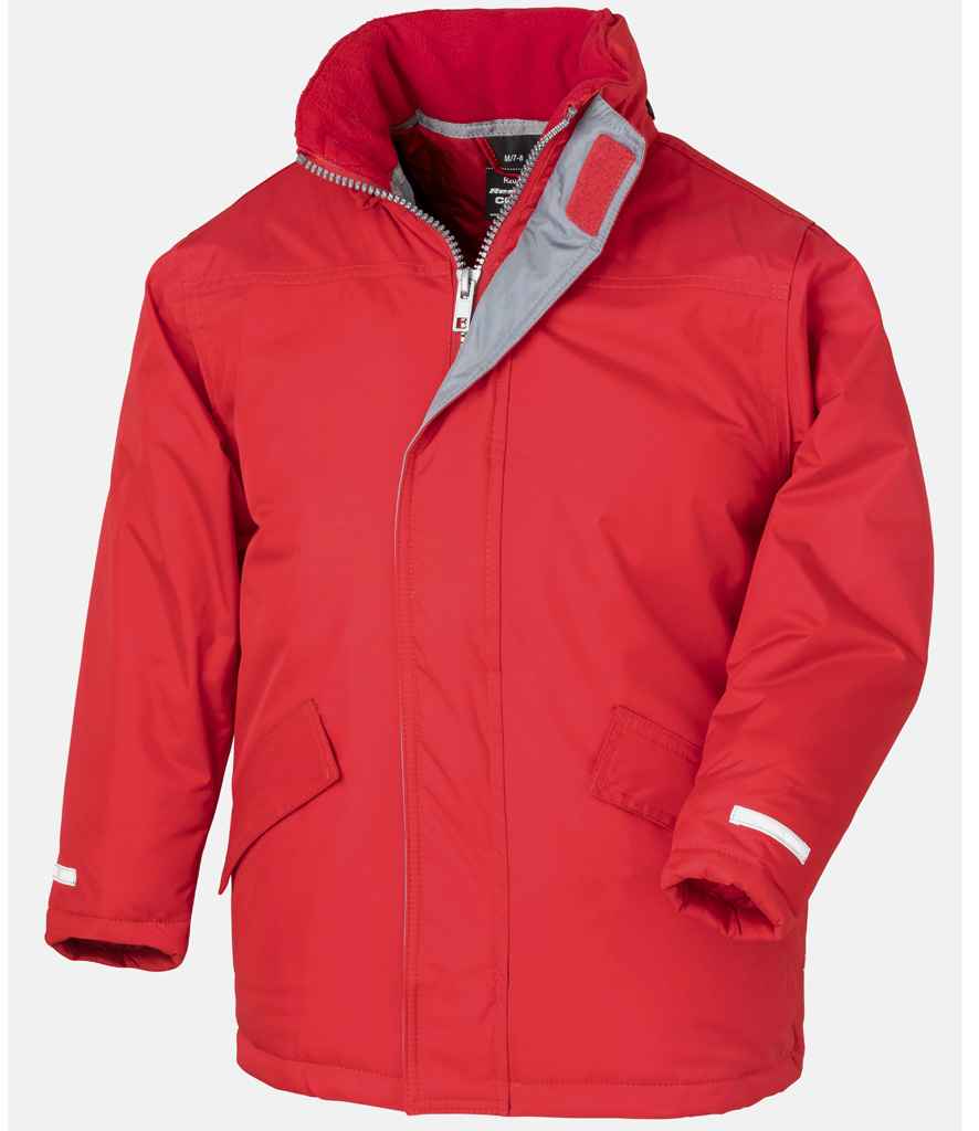 Result Core Kids Winter Parka Jacket RS207B - Red
