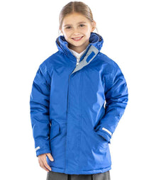 Result Core Kids Winter Parka Jacket RS207B - RS207B Royal Blue Model