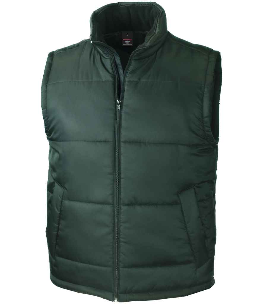 Result Core Padded Bodywarmer RS208 - Bottle Green