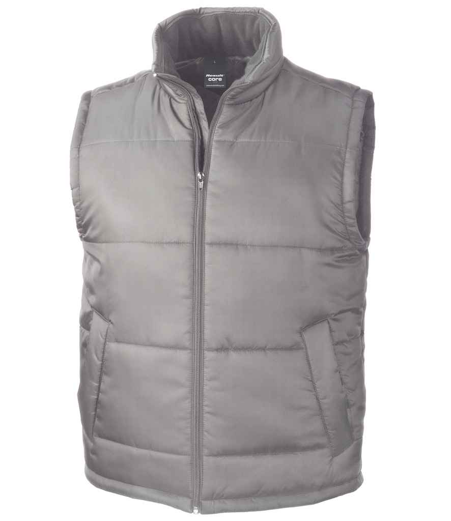 Result Core Padded Bodywarmer RS208 - Grey