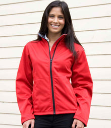 Result Core Ladies Soft Shell Jacket RS209F - RS209F Red Model