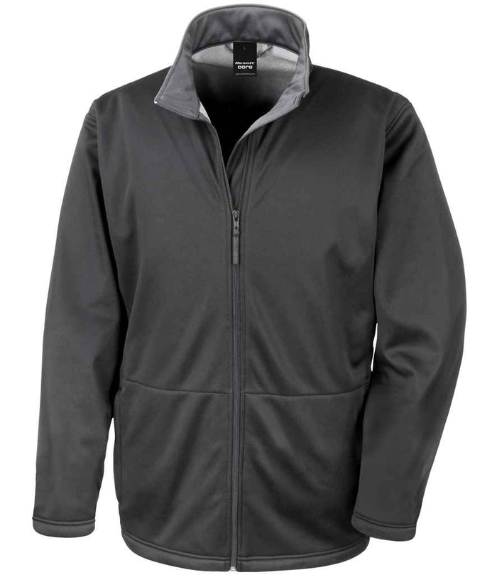 Result Core Soft Shell Jacket RS209M - Black