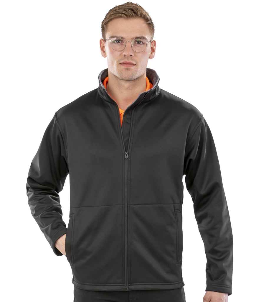 Result Core Soft Shell Jacket RS209M - RS209M Black Model