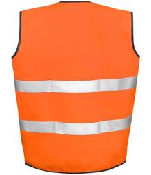Result Safe-Guard Motorist Hi-Vis Safety Vest RS211 - RS211 Orange Back
