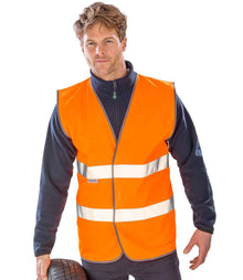 Result Safe-Guard Motorist Hi-Vis Safety Vest RS211 - RS211 Orange Model