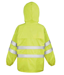 Result Safe-Guard Hi-Vis Waterproof Suit RS216 - RS216 Yellow Back