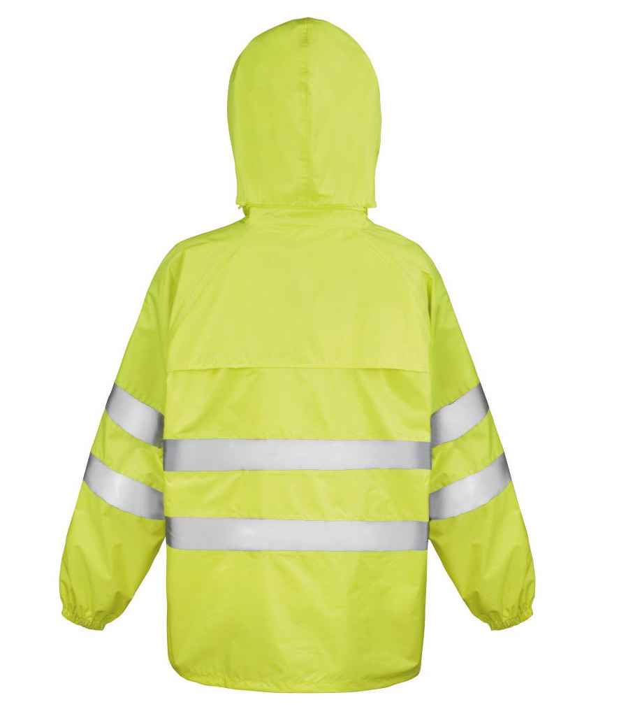 Result Safe-Guard Hi-Vis Waterproof Suit RS216 - RS216 Yellow Back