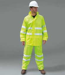 Result Safe-Guard Hi-Vis Waterproof Suit RS216 - RS216 Yellow Model