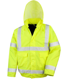 Result Core Hi-Vis Winter Blouson Jacket RS217 - Fluorescent Yellow