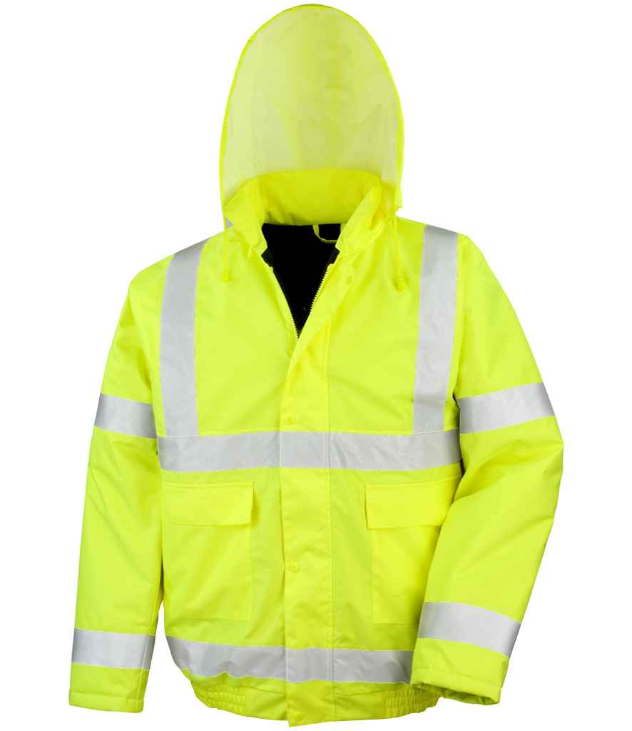 Result Core Hi-Vis Winter Blouson Jacket RS217 - Fluorescent Yellow