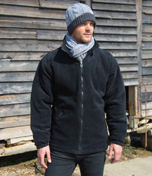 Result Core Polartherm™ Quilted Winter Fleece Jacket RS219 - RS219 Black Model