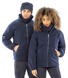Result Core Polartherm™ Quilted Winter Fleece Jacket RS219 - RS219 Navy Model