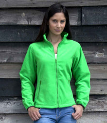 Result Core Ladies Norse Outdoor Fleece RS220F - RS220F Vivid Green Model