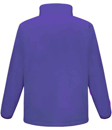 Result Core Norse Outdoor Fleece Jacket RS220M - RS220M Purple Back