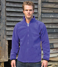 Result Core Norse Outdoor Fleece Jacket RS220M - RS220M Purple Model
