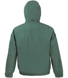 Result Core Channel Jacket RS221M - RS221M Bottle Green Back
