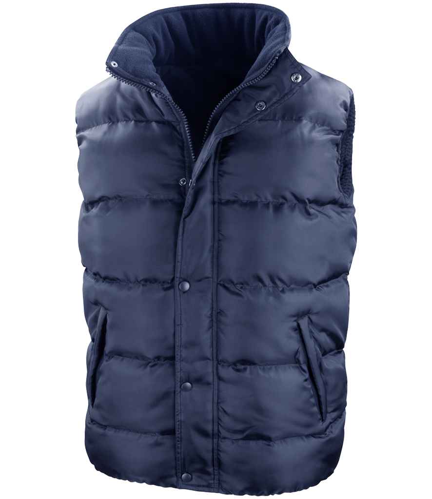 Result Core Nova Lux Padded Bodywarmer RS223 - Navy