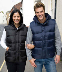 Result Core Nova Lux Padded Bodywarmer RS223 - RS223 Navy Model