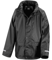 Result Core Kids Waterproof Rain Suit RS225B - Black