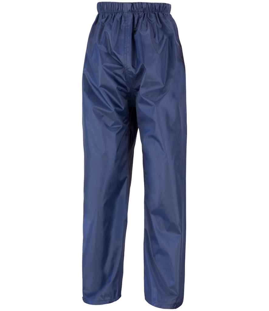 Result Core Kids Waterproof Overtrousers RS226B - Navy