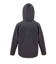 Result Core Hooded Soft Shell Jacket RS230M - RS230M Black/Grey Back