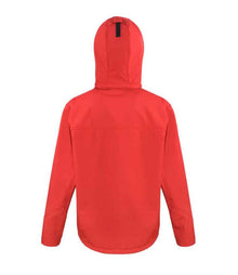 Result Core Hooded Soft Shell Jacket RS230M - RS230M Red/Black Back