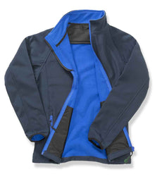 Result Core Ladies Printable Soft Shell Jacket RS231F - RS231F Navy/Royal Blue Detail