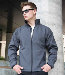 Result Core Printable Soft Shell Jacket RS231M - RS231M Charcoal/Black Model