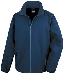Result Core Printable Soft Shell Jacket RS231M - Navy/Navy