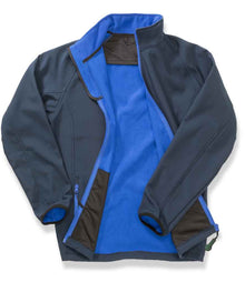 Result Core Printable Soft Shell Jacket RS231M - RS231M Navy/Royal Blue Detail