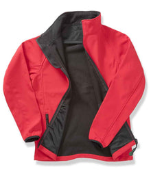 Result Core Printable Soft Shell Jacket RS231M - RS231M Red/Black Detail