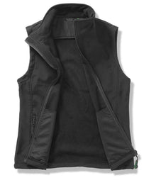 Result Core Ladies Printable Soft Shell Bodywarmer RS232F - RS232F Black/Black Detail