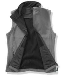 Result Core Ladies Printable Soft Shell Bodywarmer RS232F - RS232F Charcoal/Black Detail