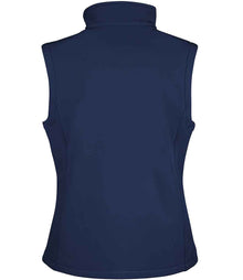Result Core Ladies Printable Soft Shell Bodywarmer RS232F - RS232F Navy/Navy Back