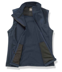 Result Core Ladies Printable Soft Shell Bodywarmer RS232F - RS232F Navy/Navy Detail