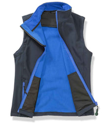Result Core Ladies Printable Soft Shell Bodywarmer RS232F - RS232F Navy/Royal Blue Detail