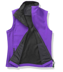 Result Core Ladies Printable Soft Shell Bodywarmer RS232F - RS232F Purple/Black Detail