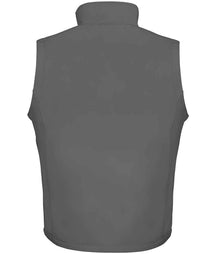 Result Core Printable Soft Shell Bodywarmer RS232M - RS232M Charcoal/Black Back