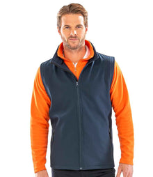Result Core Printable Soft Shell Bodywarmer RS232M - RS232M Navy/Navy Model