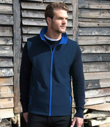 Result Core Printable Soft Shell Bodywarmer RS232M - RS232M Navy/Royal Blue Model