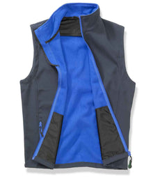 Result Core Printable Soft Shell Bodywarmer RS232M - RS232M Navy/Royal Blue Detail