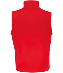 Result Core Printable Soft Shell Bodywarmer RS232M - RS232M Red/Black Back