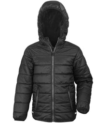 Result Core Kids Padded Jacket RS233B - Black/Black