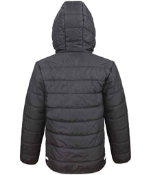 Result Core Kids Padded Jacket RS233B - RS233B Black/Orange Back