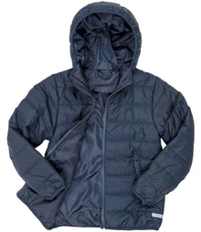 Result Core Kids Padded Jacket RS233B - RS233B Navy/Navy Detail