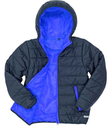 Result Core Kids Padded Jacket RS233B - RS233B Navy/Royal Blue Detail