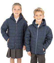 Result Core Kids Padded Jacket RS233B - RS233B Navy/Navy Model